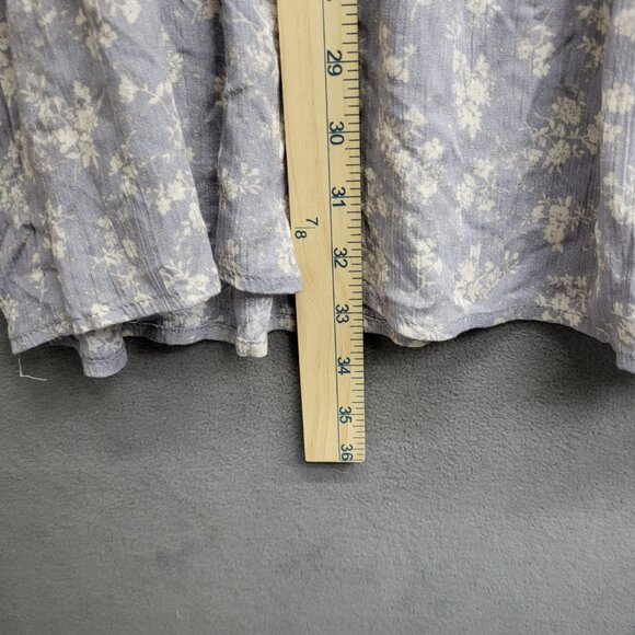 Sadie and Sage Floral Tiered Midi Dress Long‎ Sleeve Spring Boho Size Small USA - Picture 5 of 5